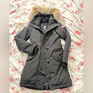 Canada Goose Black rossclair parka XS